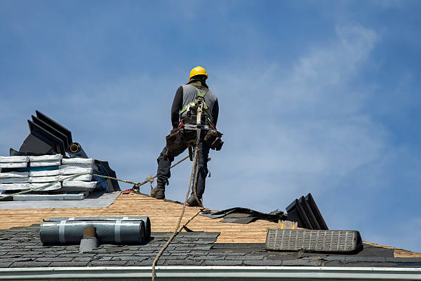 Professional Flat Roof Repair technician working in East Sandwich, MA